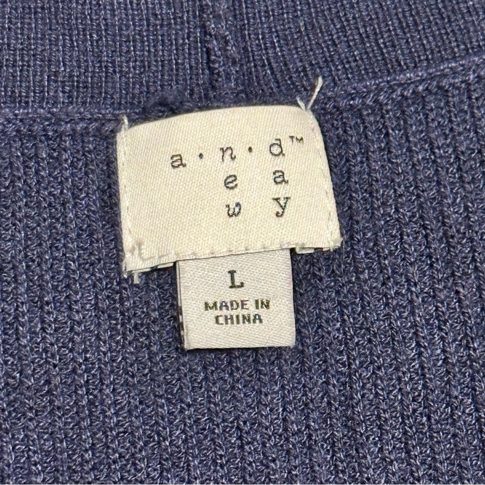 a new day Women's Deep Blue Cardigan Sweater - Picture 2 of 5